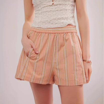 Women's Fashion Striped Casual Shorts