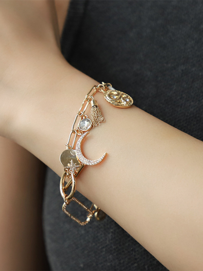 New Starry Sky Magic Necklace Bracelet Earrings