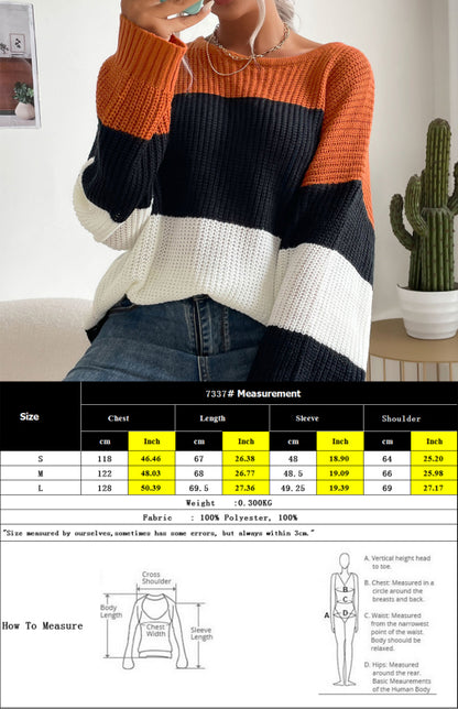 Women's pullover fashion trendy women's sweater top