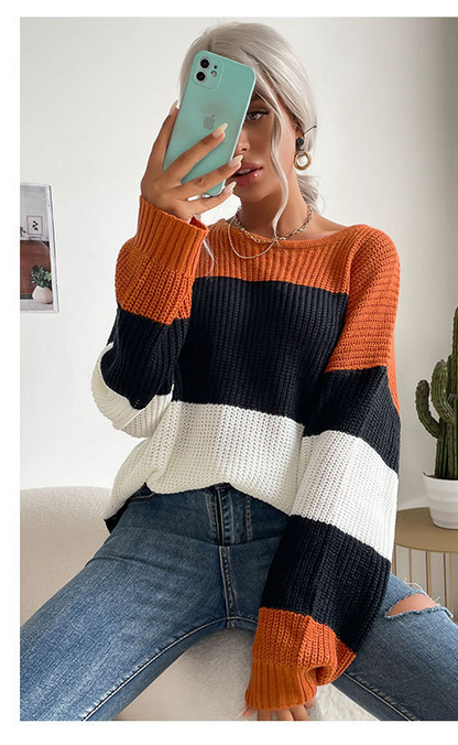 Women's pullover fashion trendy women's sweater top