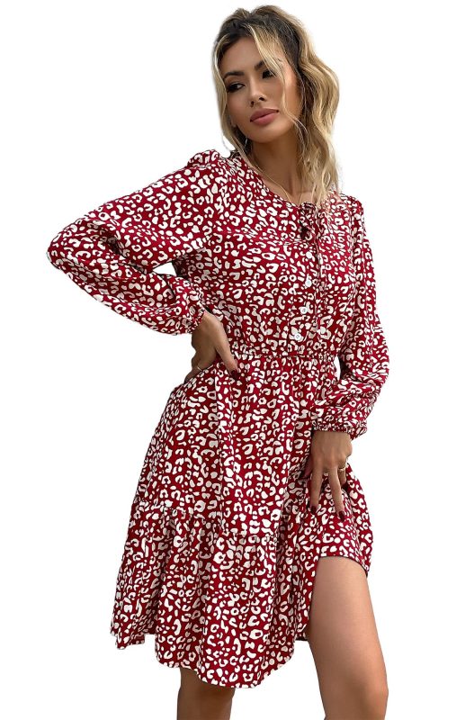 women's fashion trend print women's dress