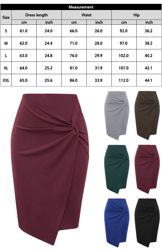 Ladies Casual Fashion Pleated Skirt