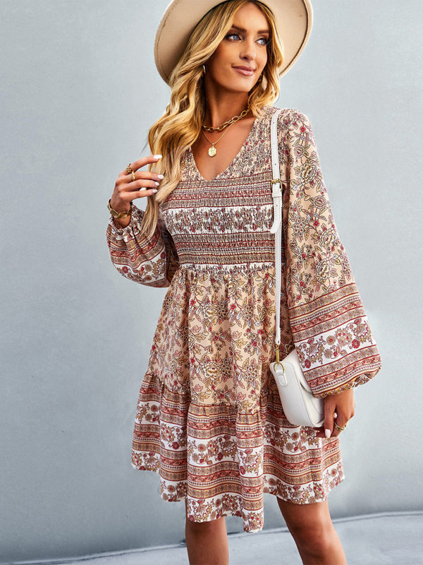 Women's Bohemian fashion casual dress