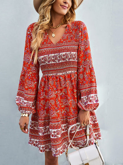 Women's Bohemian fashion casual dress