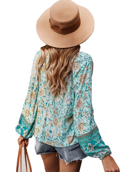 Bohemian Paisley Women's Blouse