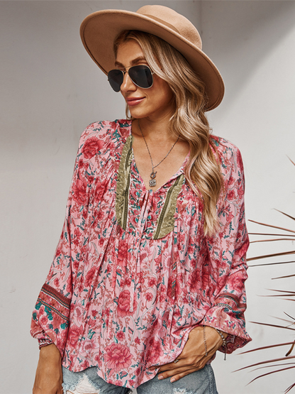 Bohemian Paisley Women's Blouse