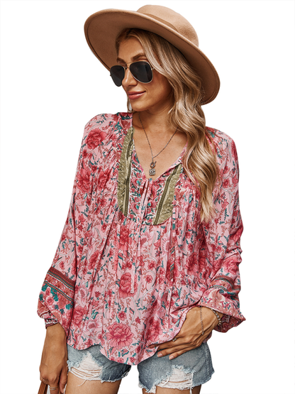 Bohemian Paisley Women's Blouse