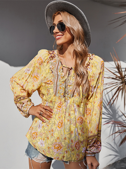 Bohemian Paisley Women's Blouse