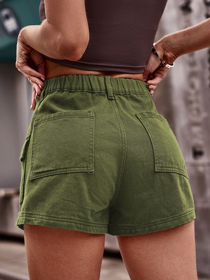 New American Style Sexy Denim Cargo Shorts Hot Pants