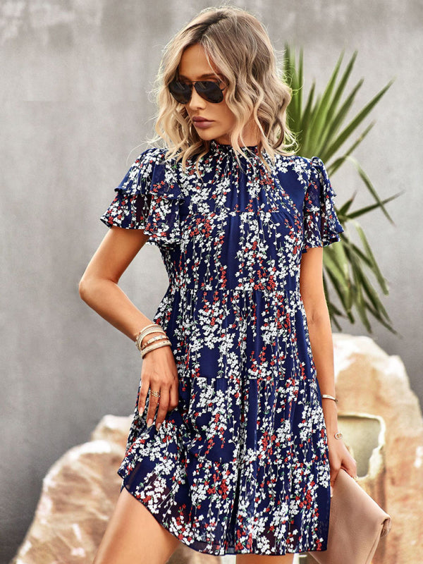 Women's Woven Printed Bohemian Dress