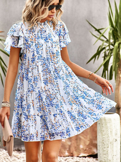 Women's Woven Printed Bohemian Dress