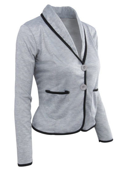 Women's Solid Color Casual Versatile Slim Small Blazer