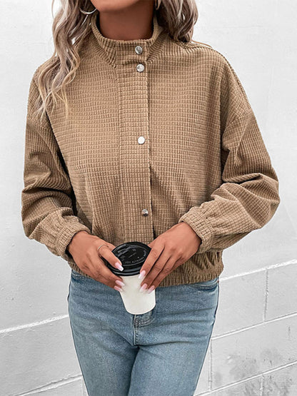 New Ladies Corduroy Long Sleeve Jacket