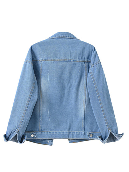 Women's New Colorful Large Size Denim Jacket