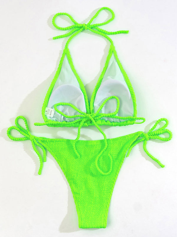 Sexy Polyester Bikini with Moderate Elasticity for Spring-Summer Collection