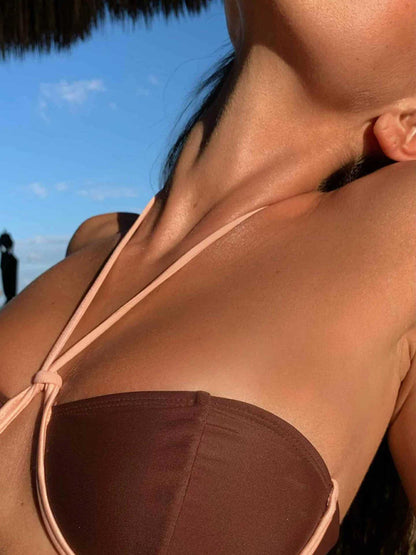 New women's split swimsuit sexy bikini