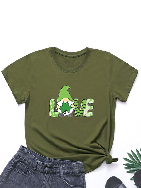 Women’s Festive Shamrock Graphic Tee