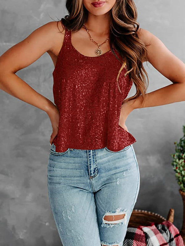 New women's sleeveless camisole loose vest