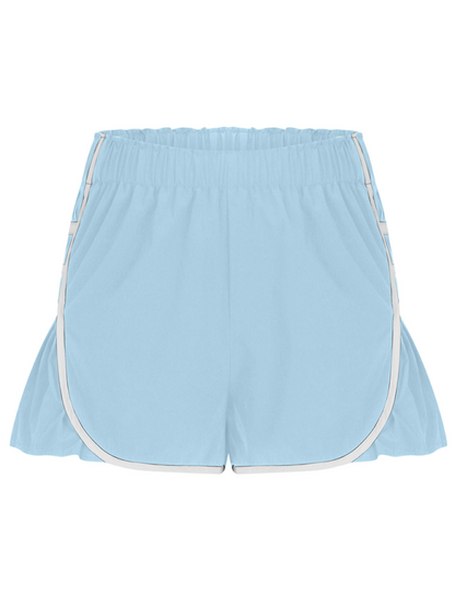 Ladies new style sports quick-drying pleated shorts