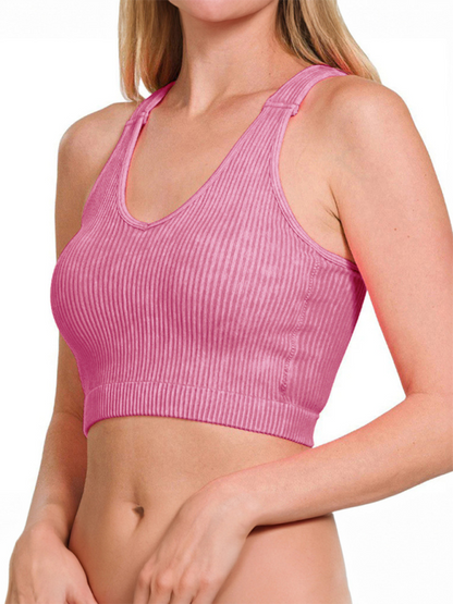 Women's solid color sports casual camisole