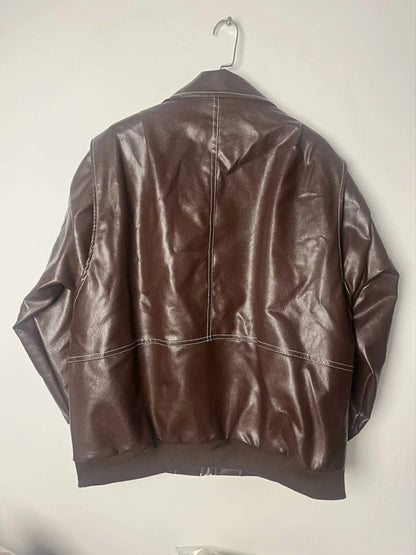 Vintage Leather Motorcycle Jacket