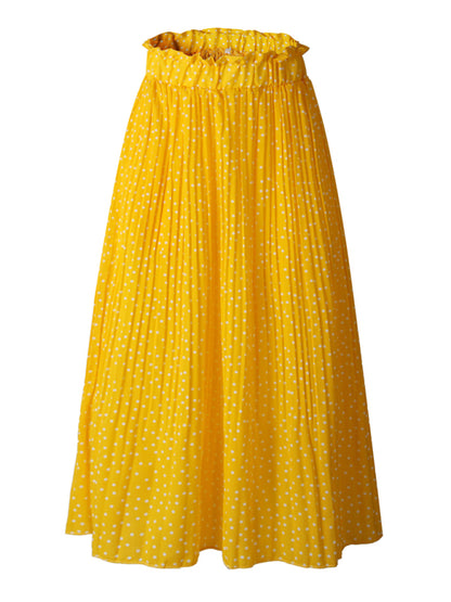 Ladies new pleated all-match skirt