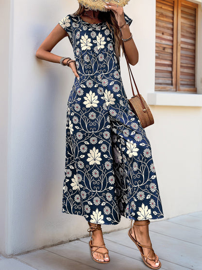 Printed wide-leg jumpsuit