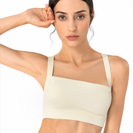 Anti-hunchback posture correction with chest pad sports bra fitness back yoga vest bra